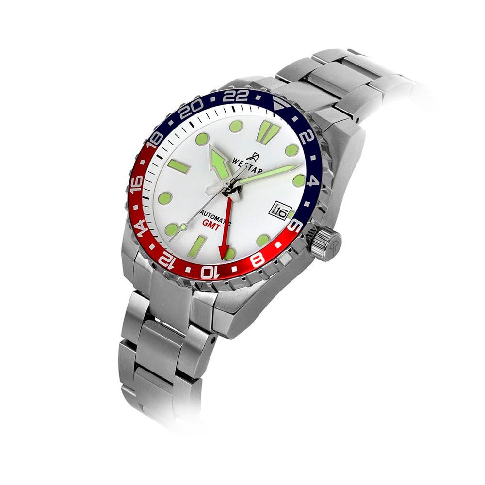 Westar 80012STN101 automatic GMT watch lifestyle view