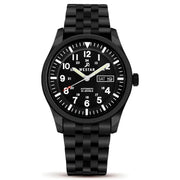 Westar-Westar 80018BBN103 Automatic Black Dial Black Stainless Steel Bracelet Men's Watch-Wristbear-1