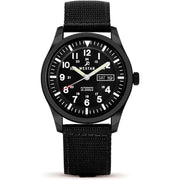 Westar-Westar 80019BBN103 Automatic Black Dial Black Textile Strap Men's Watch-Wristbear-1
