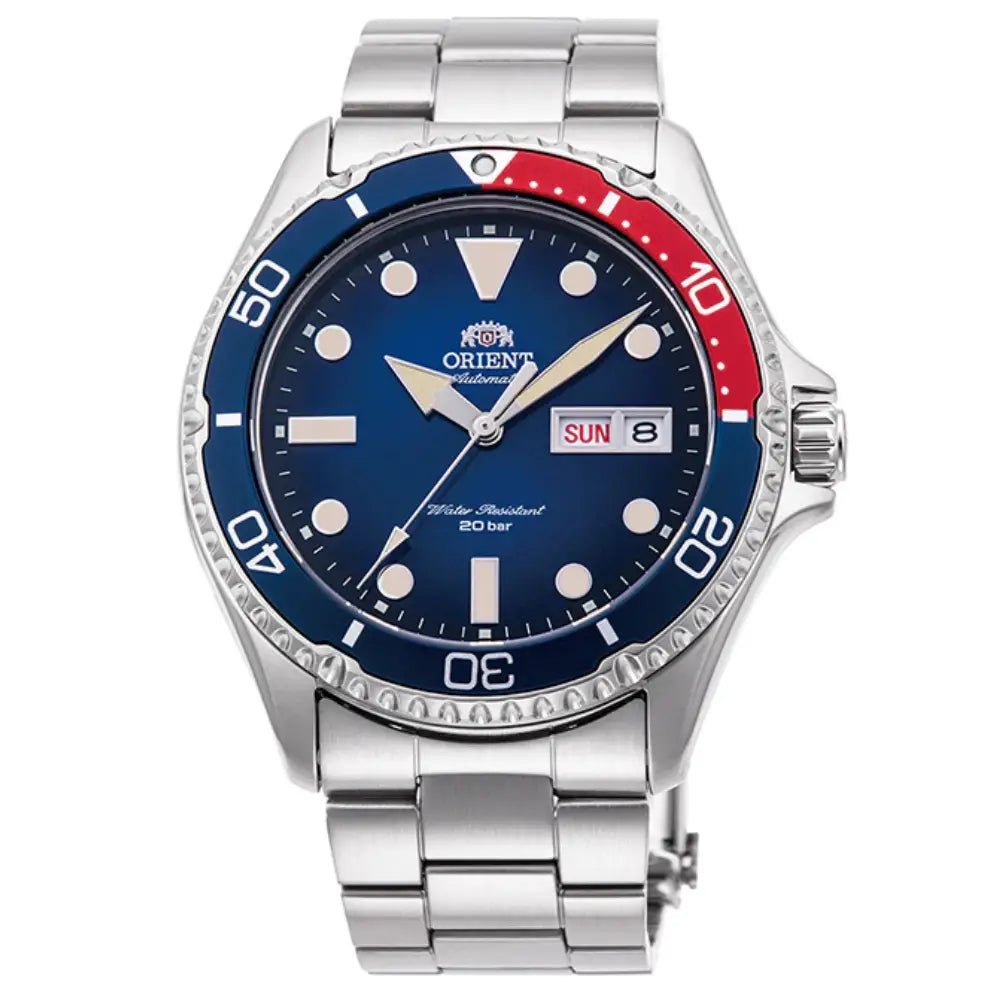 Wristbear-Orient Mako 40 RA-AA0812L Automatic Blue Gradient Dial Stainless Steel Men's Dive Watch-Wristbear-1